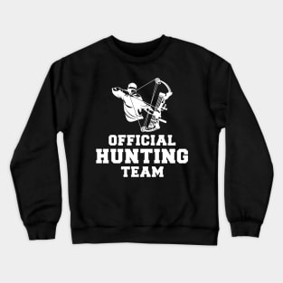 Hunt for Chuckles - Official Hunting Team Tee: Bagging Laughs in the Wilderness! Crewneck Sweatshirt